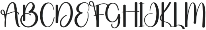 Special Signature Regular otf (400) Font UPPERCASE