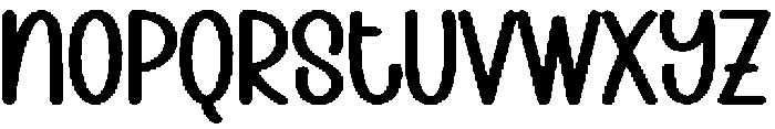 Special Sunday Regular otf (400) Font LOWERCASE