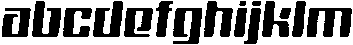 Specon Circular Angular Italic otf (400) Font UPPERCASE