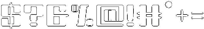 Specon Circular Outline otf (400) Font OTHER CHARS