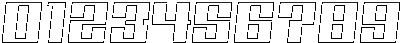 Specon Outline Italic otf (400) Font OTHER CHARS