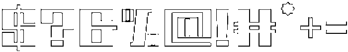 Specon Outline otf (400) Font OTHER CHARS