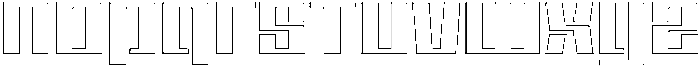 Specon Outline otf (400) Font UPPERCASE