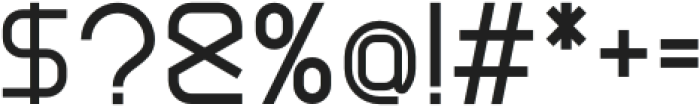 Specrow Regular otf (400) Font OTHER CHARS