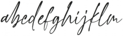 Spectacular Signature Regular otf (400) Font LOWERCASE