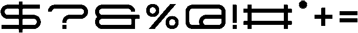 Spectron Regular otf (400) Font OTHER CHARS