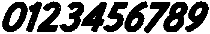 Speed Brush Rough Italic otf (400) Font OTHER CHARS
