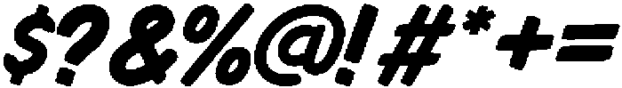 Speed Brush Smooth Italic otf (400) Font OTHER CHARS
