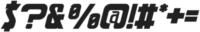 Speed Endurance Black Italic otf (900) Font OTHER CHARS