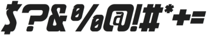 Speed Endurance Extra Bold Italic otf (700) Font OTHER CHARS