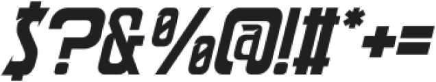 Speed Endurance Light Italic otf (300) Font OTHER CHARS