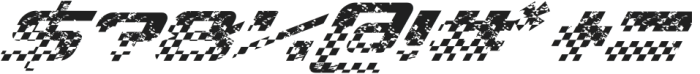 Speedy Italic Regular otf (400) Font OTHER CHARS
