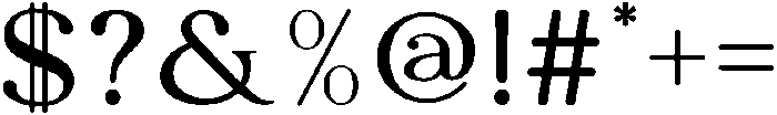 Spektra Regular otf (400) Font OTHER CHARS