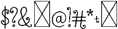 SpellofSwansCurly Regular otf (400) Font OTHER CHARS