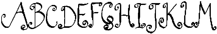 SpellofSwansCurly Regular otf (400) Font UPPERCASE