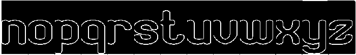 Spend Time-Hollow-Inverse otf (400) Font LOWERCASE