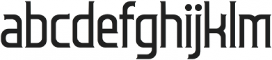 Sphiger-Regular otf (400) Font LOWERCASE