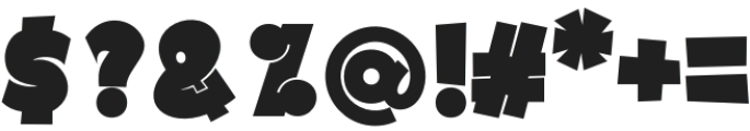 Spictel Alphabets Bold otf (700) Font OTHER CHARS