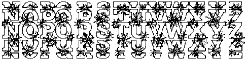 Spider Regular otf (400) Font UPPERCASE