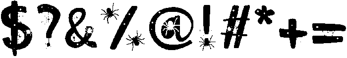 Spider Web Regular otf (400) Font OTHER CHARS