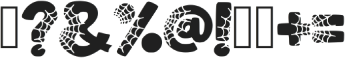 Spider Webs Regular ttf (400) Font OTHER CHARS
