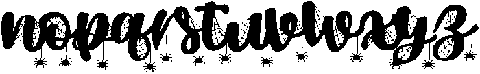 Spider otf (400) Font LOWERCASE