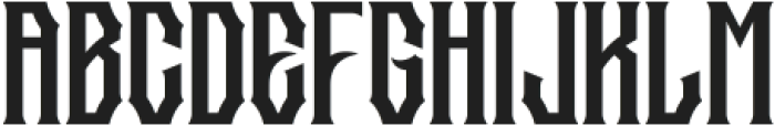 Spiderdead Regular otf (400) Font UPPERCASE