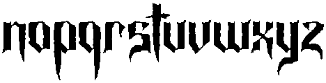 Spikera otf (400) Font LOWERCASE
