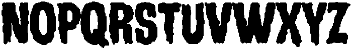 Spine Tinglers 667 otf (400) Font UPPERCASE