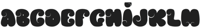 Spiral Puff Regular otf (400) Font LOWERCASE