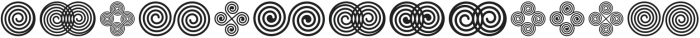 SpiralOrnaments Regular otf (400) Font LOWERCASE