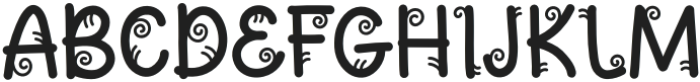 SpiralisRegular otf (400) Font UPPERCASE