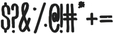 Spirited Serif Bold Regular otf (700) Font OTHER CHARS