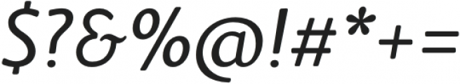 Spiro Italic otf (400) Font OTHER CHARS