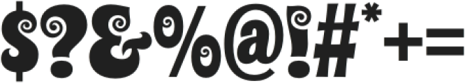 Spirodelic-Regular otf (400) Font OTHER CHARS