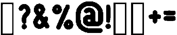 Splash Bubble Regular ttf (400) Font OTHER CHARS