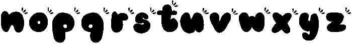Splash Regular otf (400) Font LOWERCASE