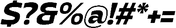 Splasyi Italic otf (400) Font OTHER CHARS