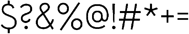 Splendor Regular otf (400) Font OTHER CHARS