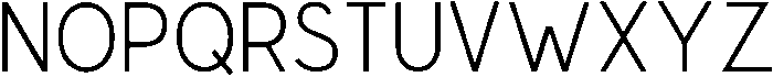 Splendor Regular otf (400) Font UPPERCASE