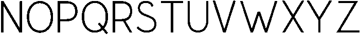 Splendor Regular otf (400) Font LOWERCASE