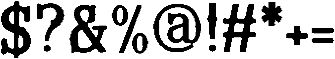 Split Slab Serif Regular otf (400) Font OTHER CHARS