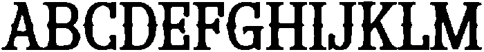 Split Slab Serif Regular otf (400) Font UPPERCASE