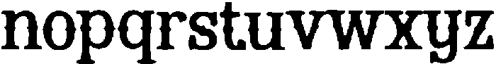 Split Slab Serif Regular otf (400) Font LOWERCASE