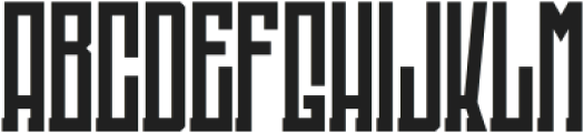 Spongerixen Regular otf (400) Font UPPERCASE