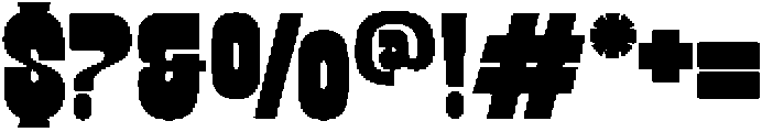 Spongybob Bold otf (700) Font OTHER CHARS