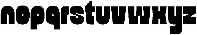 Spongybob Bold otf (700) Font LOWERCASE