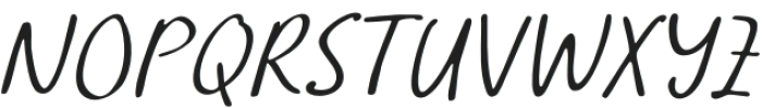 Spontaneous Charm Regular otf (400) Font UPPERCASE
