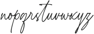 Spontial Script otf (400) Font LOWERCASE