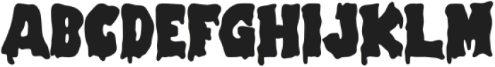 SpookInkRegular otf (400) Font UPPERCASE